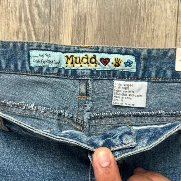 Y2K Mudd Jeans Flared Low Rise Size 11 Women's - Picture 6 of 8